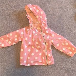 Pink spring jacket for toddler girl